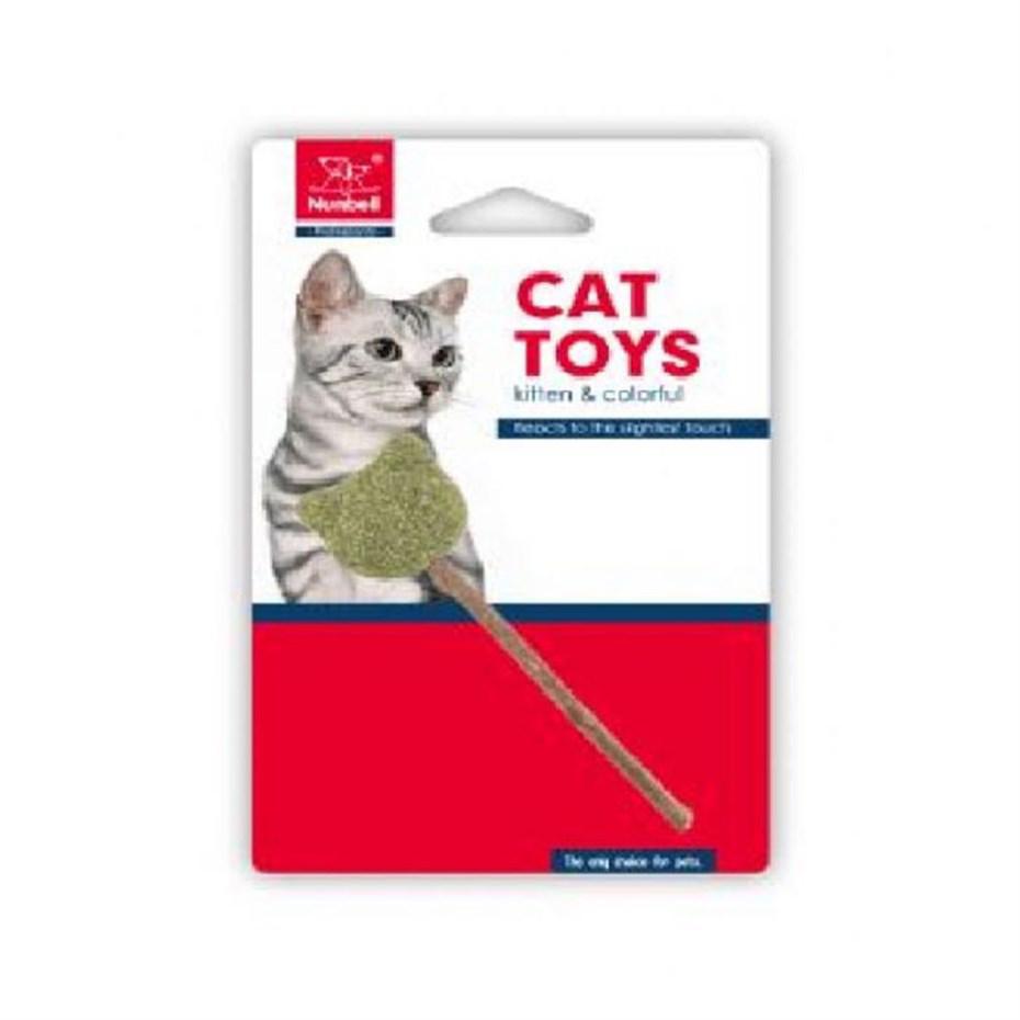 Nunbell Hareketli Kedi Otlu Isırma Yavru-Yetişkin Ayıcık Kedi Oyuncağı