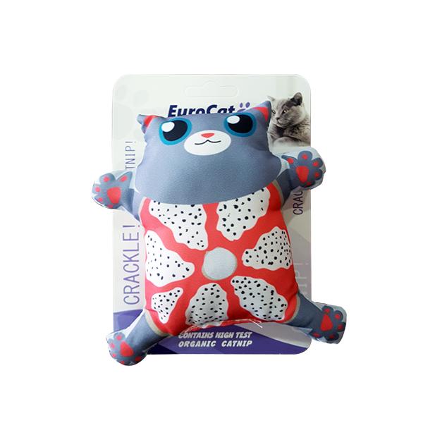Eurocat Kedi Otlu Isırma Yavru-Yetişkin Yastık Kedi Oyuncağı