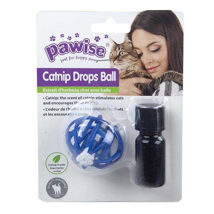 Pawise Hareketli Kedi Otlu Isırma Yavru-Yetişkin Top Kedi Oyuncağı