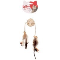 Natura Hareketli Tüylü Isırma Yavru-Yetişkin Top Kedi Oyuncağı