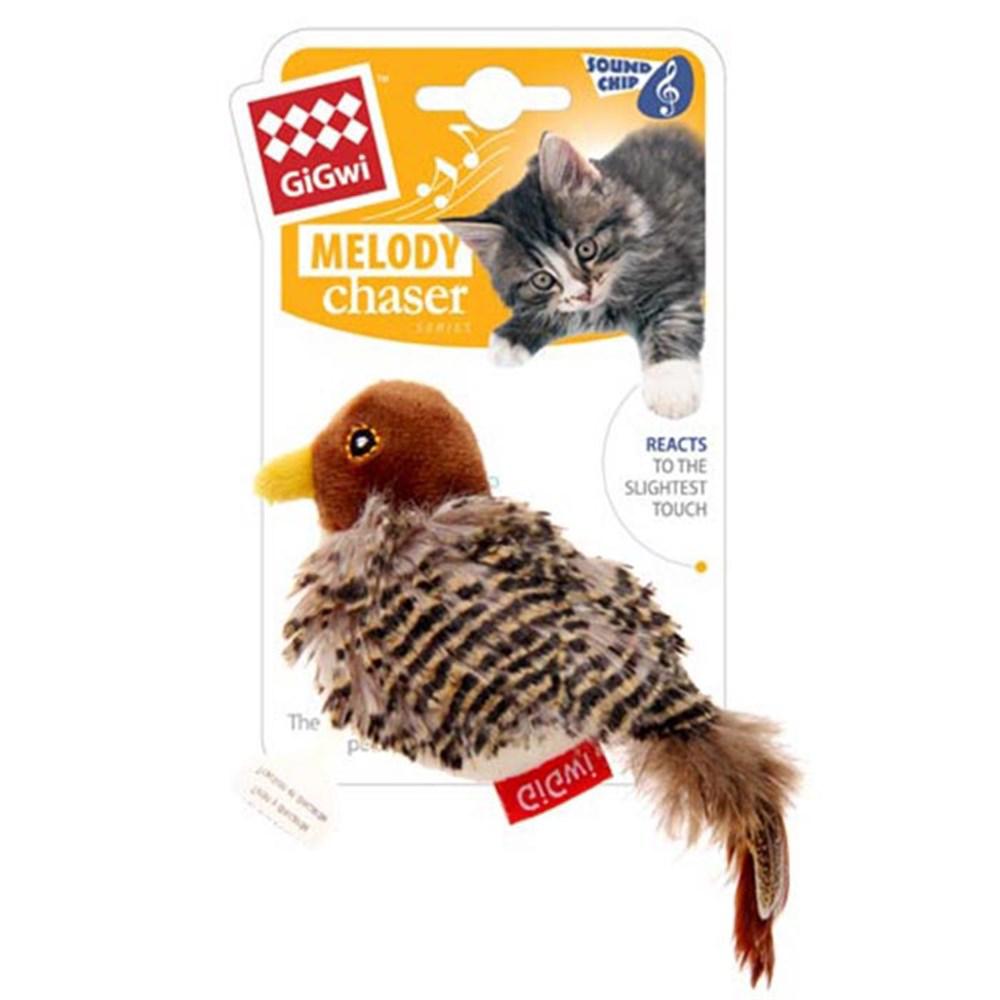 Gigwi Melody Chaser Tüylü Isırma Yavru-Yetişkin Fare Kedi Oyuncağı