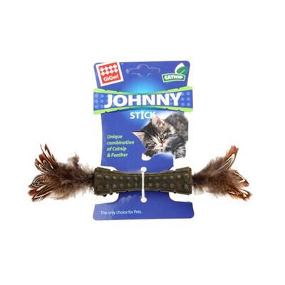 Gigwi Johnny Stick Hareketli Kedi Otlu Tüylü Isırma Yavru-Yetişkin Kedi Oyuncağı
