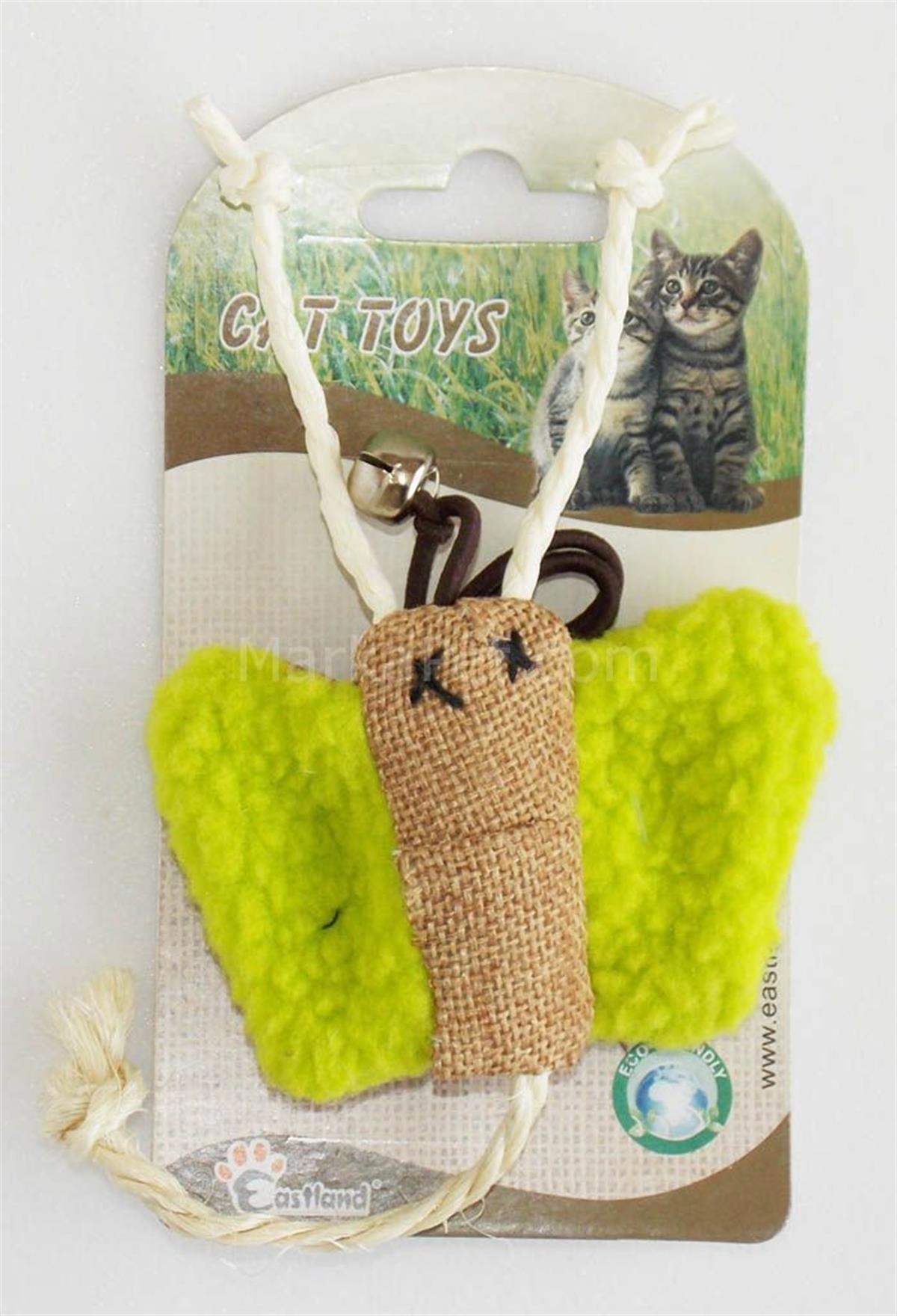 Ofüm Peluş Isırma Yavru-Yetişkin Kelebek Kedi Oyuncağı