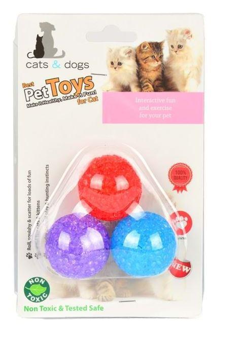 Best Hareketli Sesli Isırma Yavru-Yetişkin Top Kedi Oyuncağı