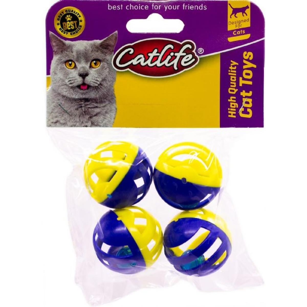 Catlife 202464 Hareketli Sesli Yakalama Yavru-Yetişkin Top Kedi Oyuncağı