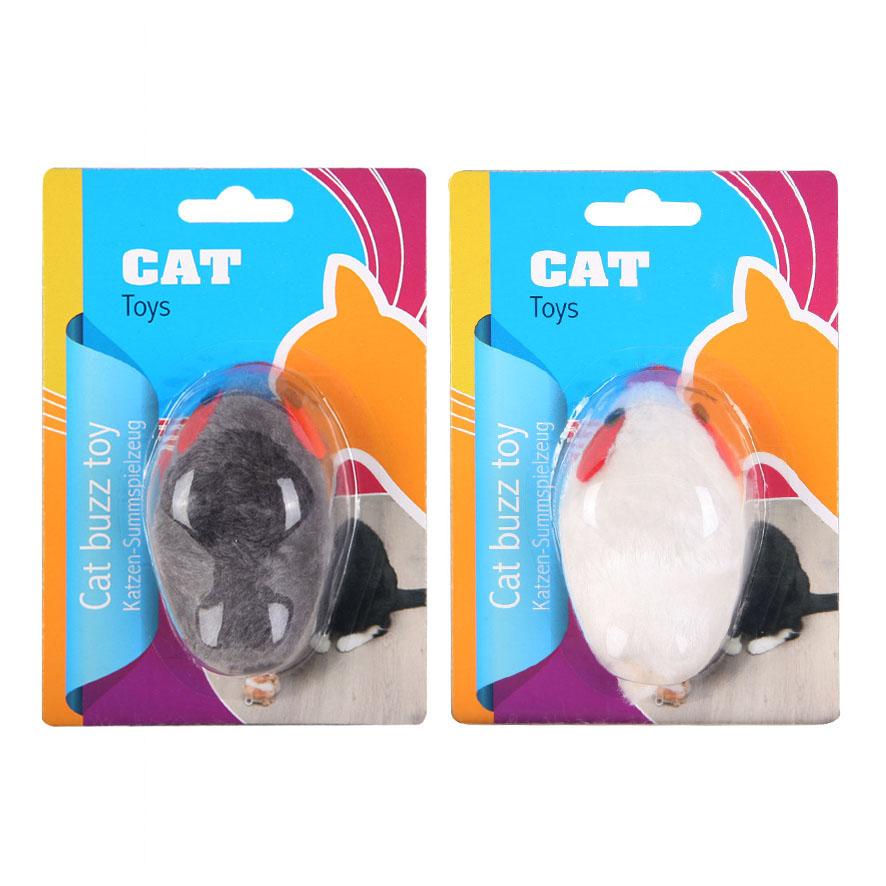 Eastland Hareketli Peluş Isırma Yavru-Yetişkin Fare Kedi Oyuncağı