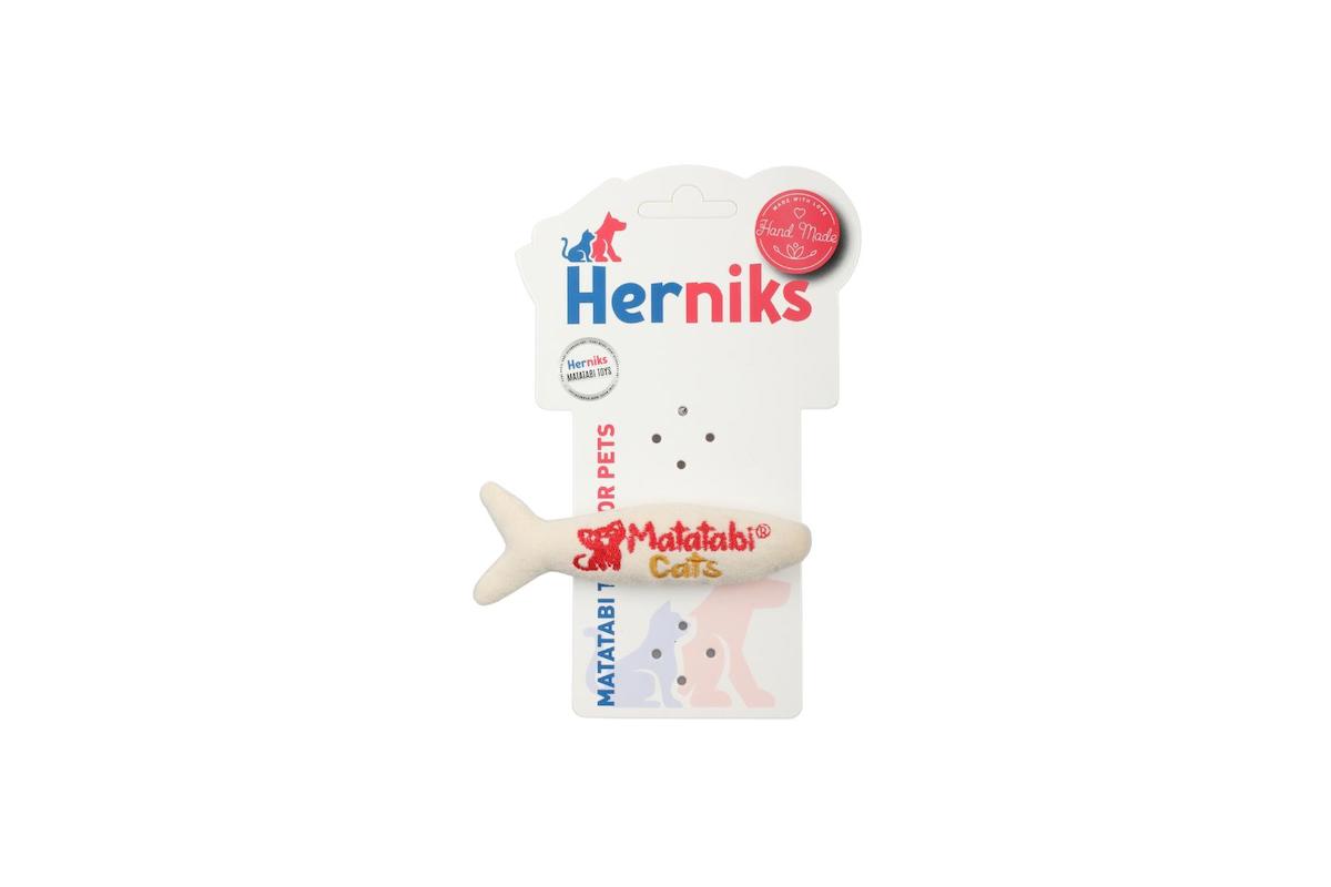 Herniks Mini Fish Sesli Peluş Isırma Yavru-Yetişkin Çıngırak Kedi Oyuncağı