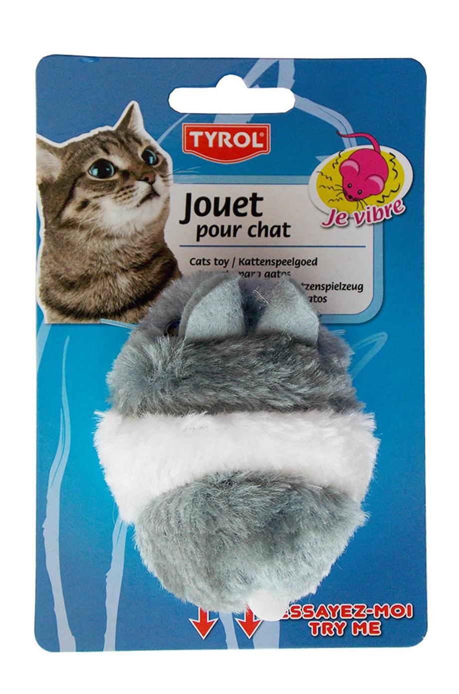 Vitalveto Hareketli Tüylü Isırma Yavru-Yetişkin Fare Kedi Oyuncağı
