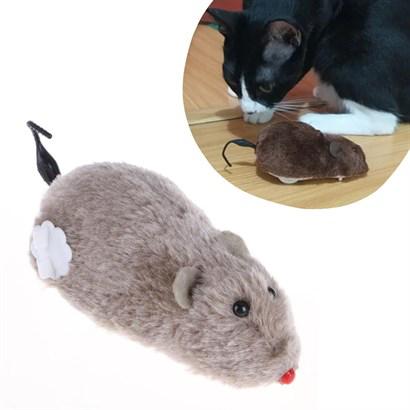 Buffer Hareketli Peluş Tüylü Isırma Yetişkin Fare Kedi Oyuncağı