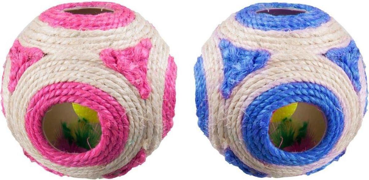 Flamingo Sisal Hareketli Kedi Otlu Sesli Yakalama Yavru-Yetişkin Çıngırak Kedi Oyuncağı