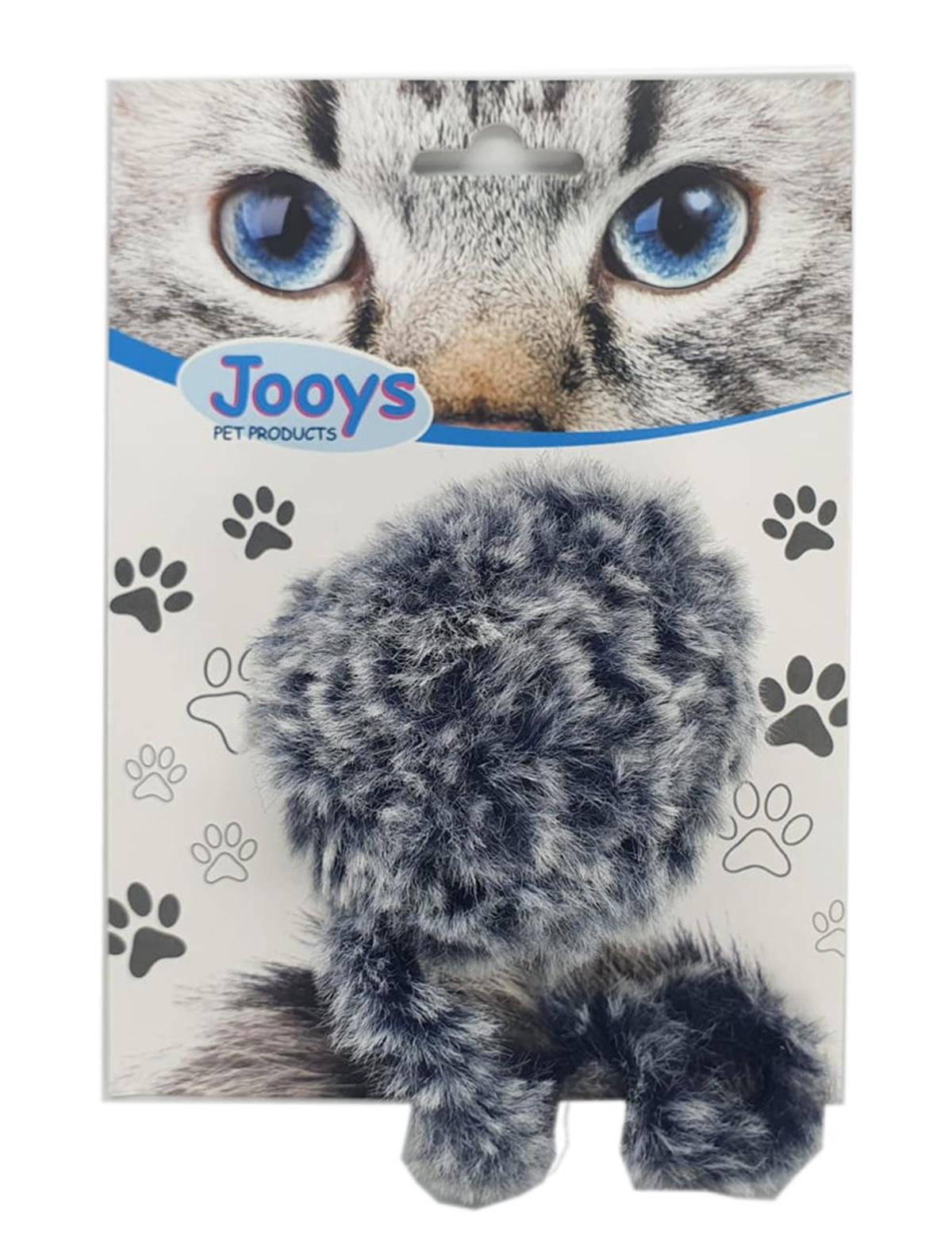 Ofüm Jooys Hareketli Tüylü Isırma Yavru-Yetişkin Top Kedi Oyuncağı