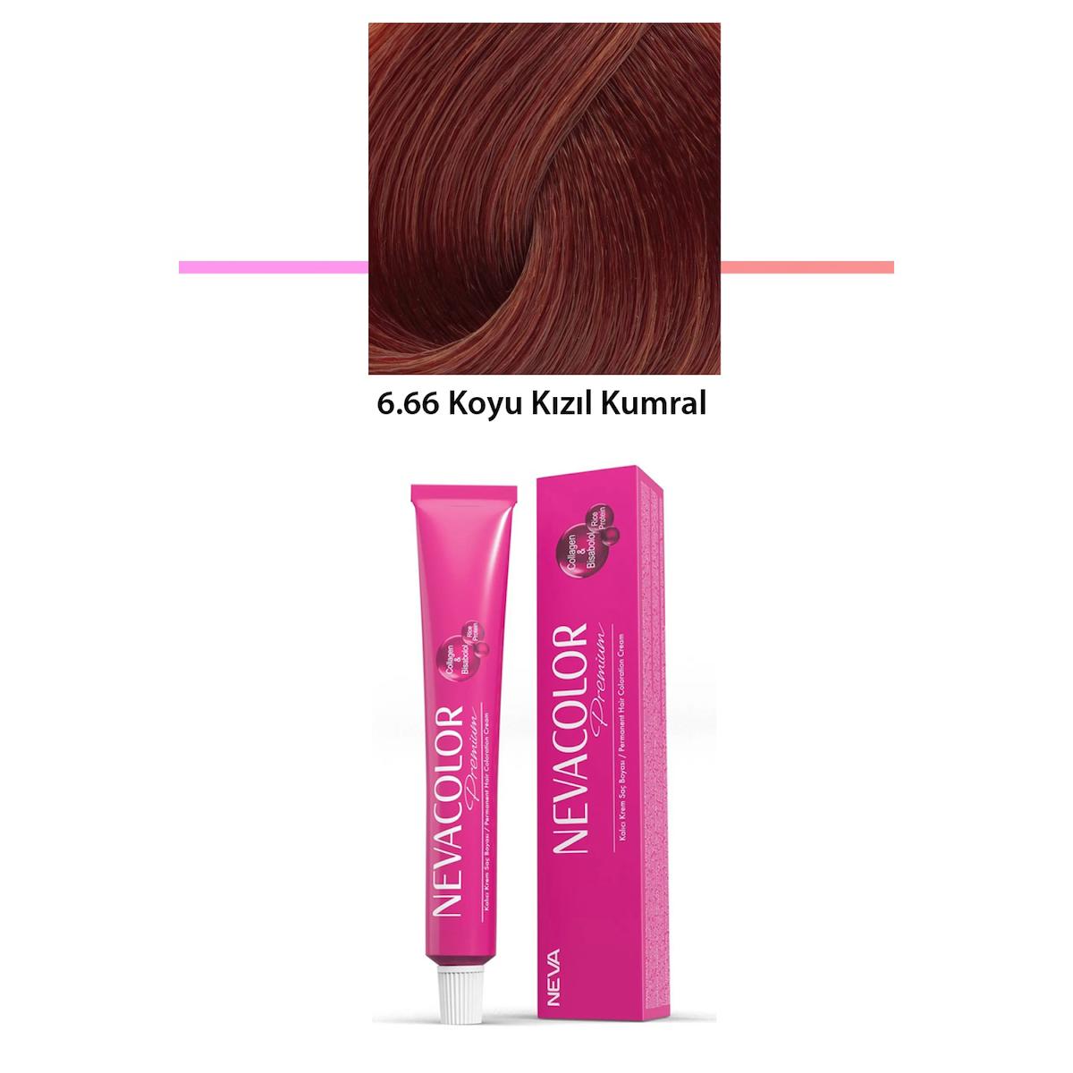 Shopping Store 6.66 Kızıl Kumral Krem Saç Boyası 50 gr