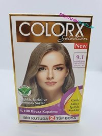 Colorx 9.1 Açık Küllü Kumral Krem Saç Boyası 60 ml