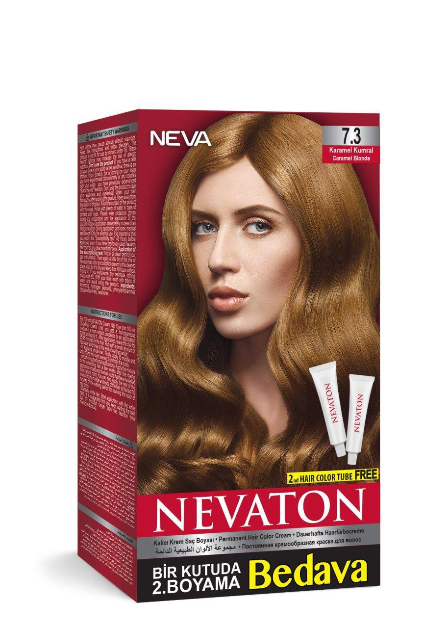 Neva 7.3 Karamel Kumral Krem Saç Boyası