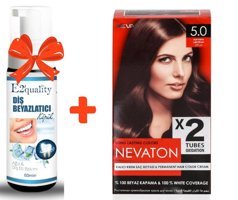 Fırat Kozmetik 5.0 Açık Kahve Krem Saç Boyası 2x50 ml