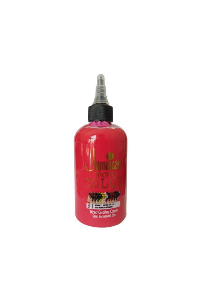 Jeans Color 504 Kırmızı Hatmi Çiçeği Amonyaksız Krem Saç Boyası 250 ml