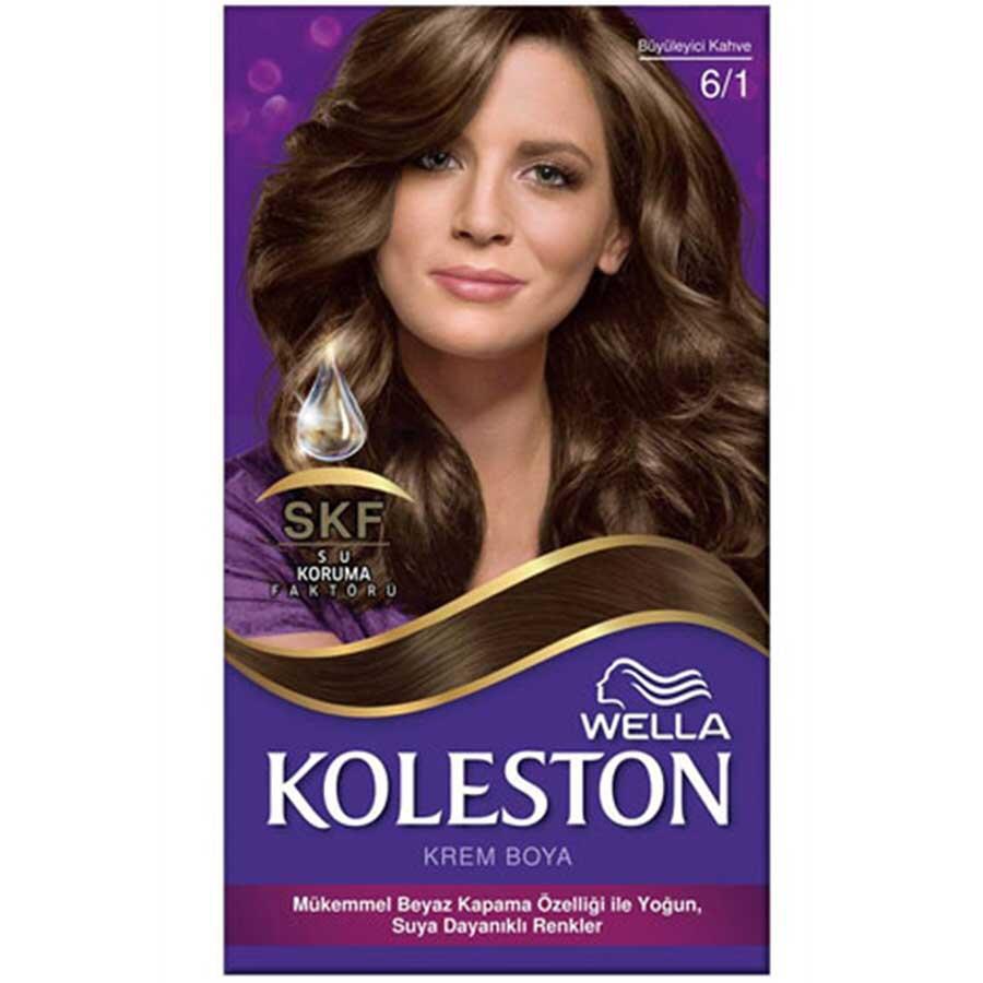 Wella Koleston 6.1 Büyüleyici Kahve Krem Saç Boyası 50 ml