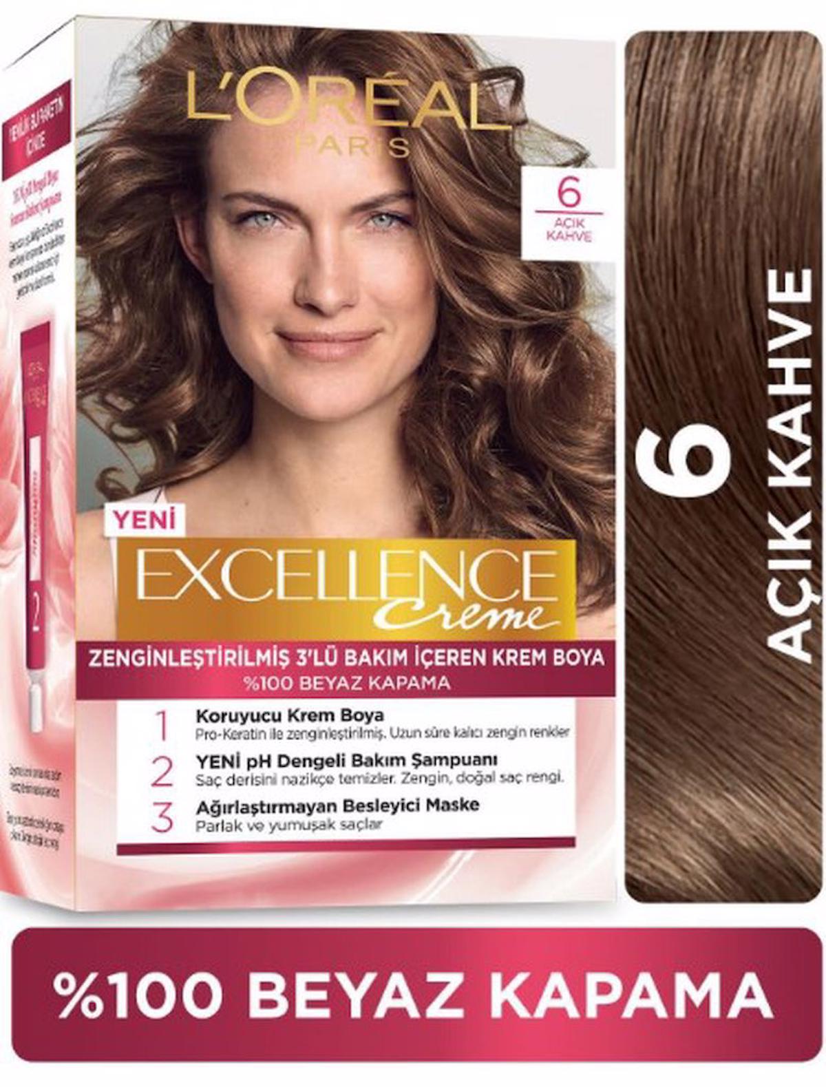 L'Oreal Professionnel 6.0 Açık Kahve Amonyaksız Krem Saç Boyası