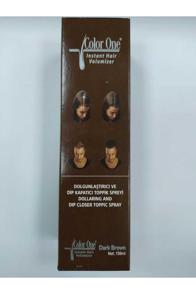 Color One Koyu Kahve Sprey Saç Boyası 150 ml