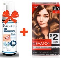 Fırat Kozmetik 8.0 Açık Kumral Krem Saç Boyası 2x50 ml