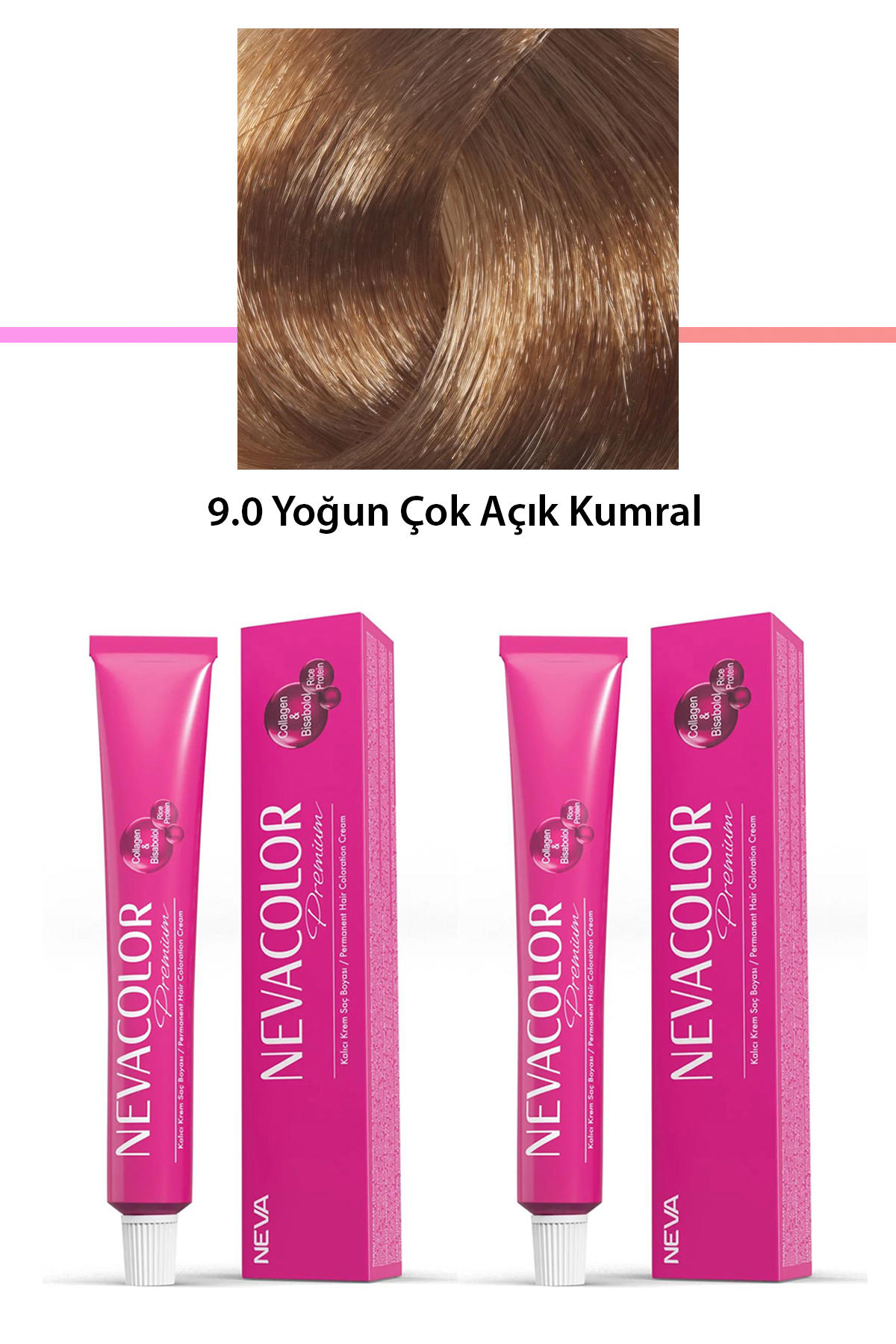Nevacolor 9.0 Yoğun Çok Açık Kumral Organik Krem Saç Boyası 50 gr