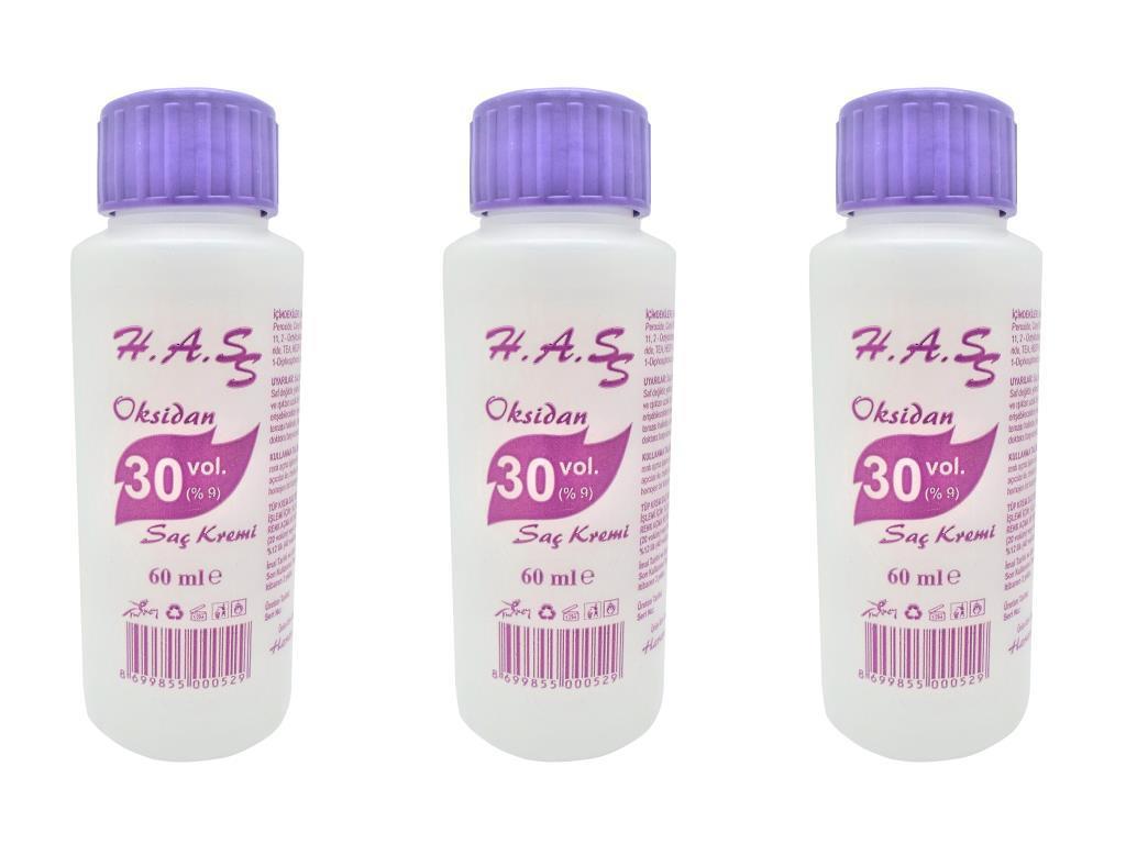 Has 30 V Oksidan Jel Saç Boyası 3x60 ml