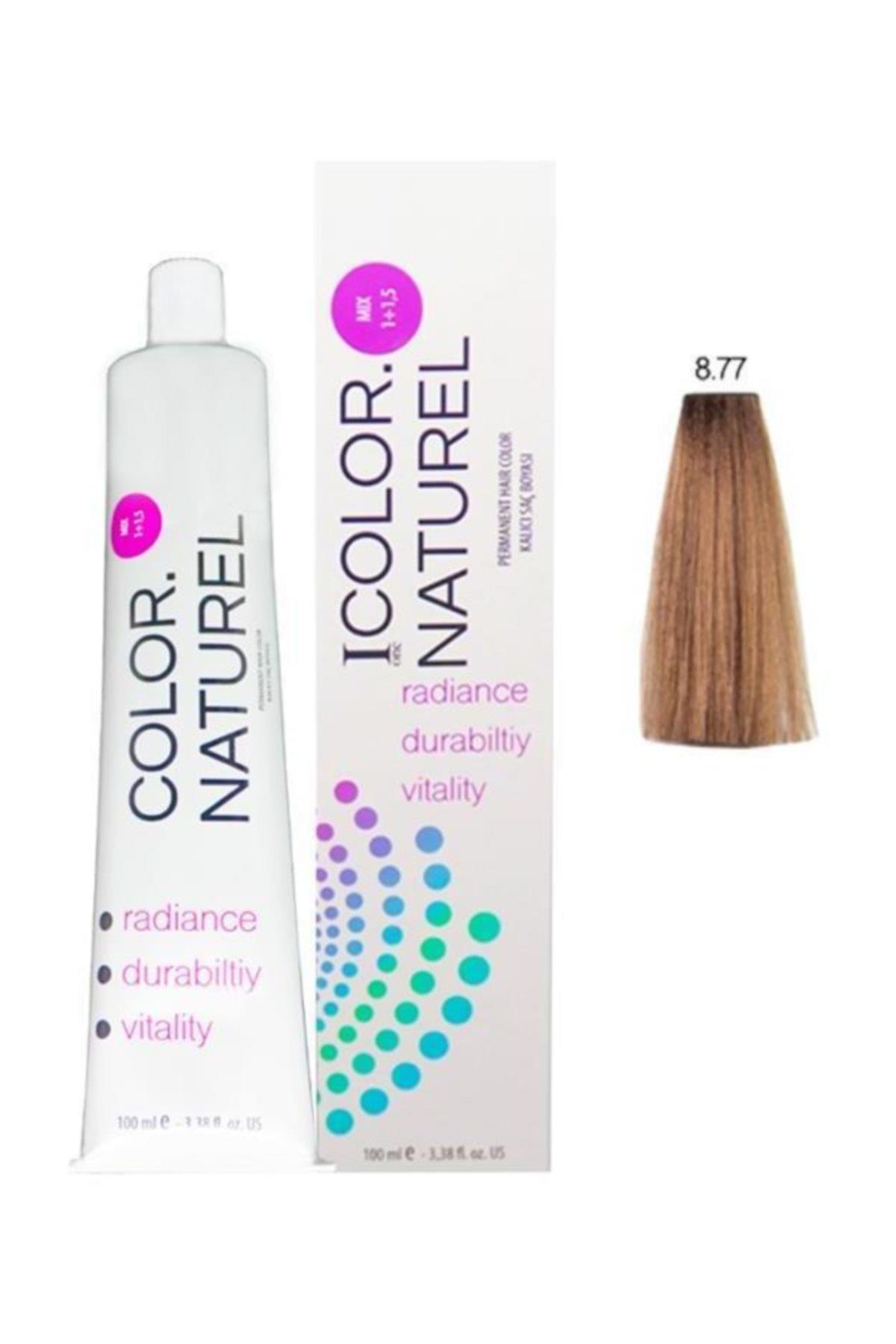 Color Naturel 8.77 Karamel Krem Saç Boyası 100 ml