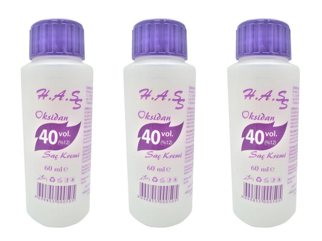Has 40 V Oksidan Jel Saç Boyası 3x60 ml