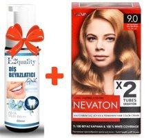 Fırat Kozmetik 9.0 Çok Açık Kumral Krem Saç Boyası 2x50 ml