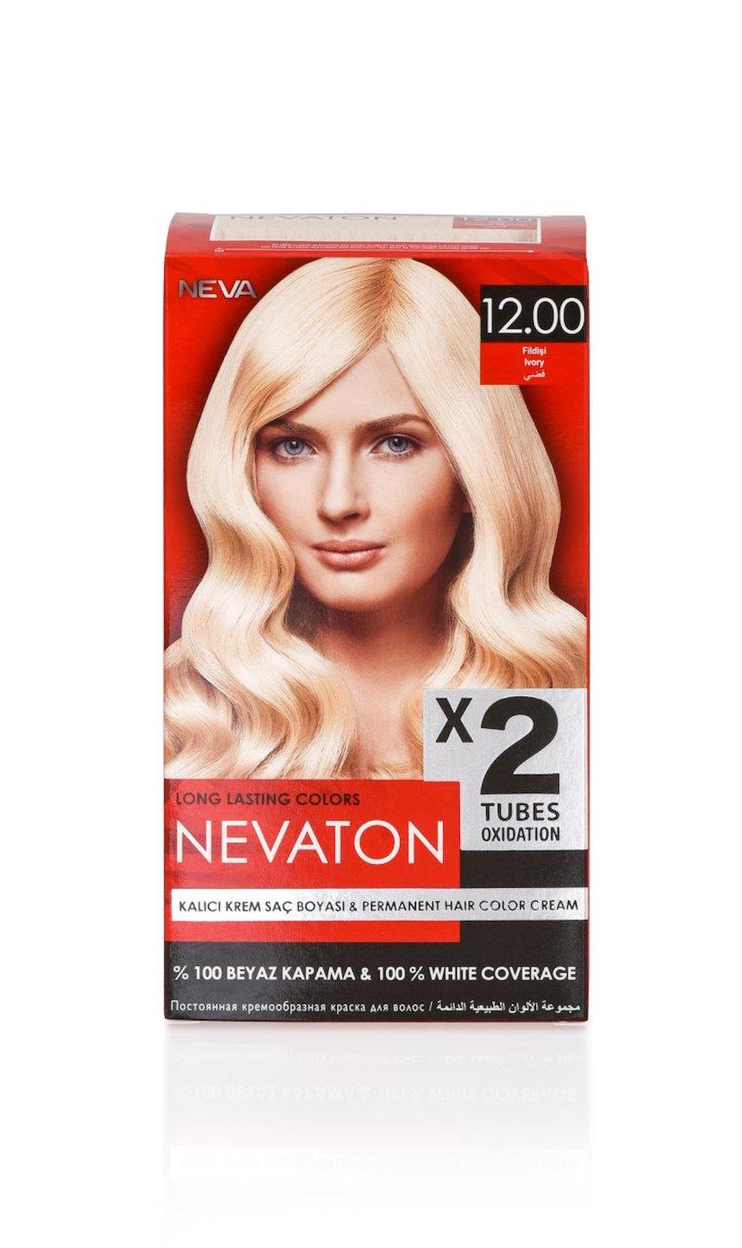 Nevacolor 12.00 Fildişi Organik Krem Saç Boyası 50 gr