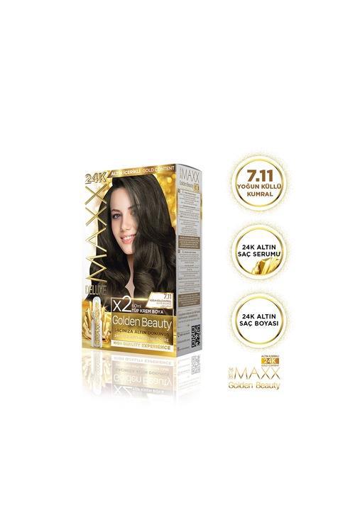 Maxx 7.11 Yoğun Küllü Kumral Krem Saç Boyası 60 ml
