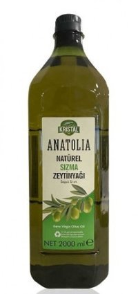 Kristal Anatolia Natürel Polifenolsüz Soğuk Sıkım Olgun Hesap Pet Sızma Zeytinyağı 2 lt