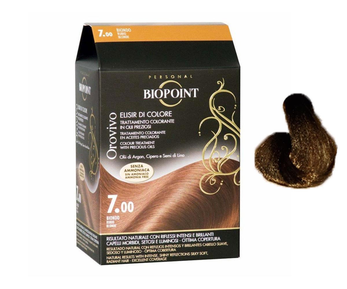 Biopoint 7.00 Açık Kumral Amonyaksız Krem Saç Boyası 60 ml