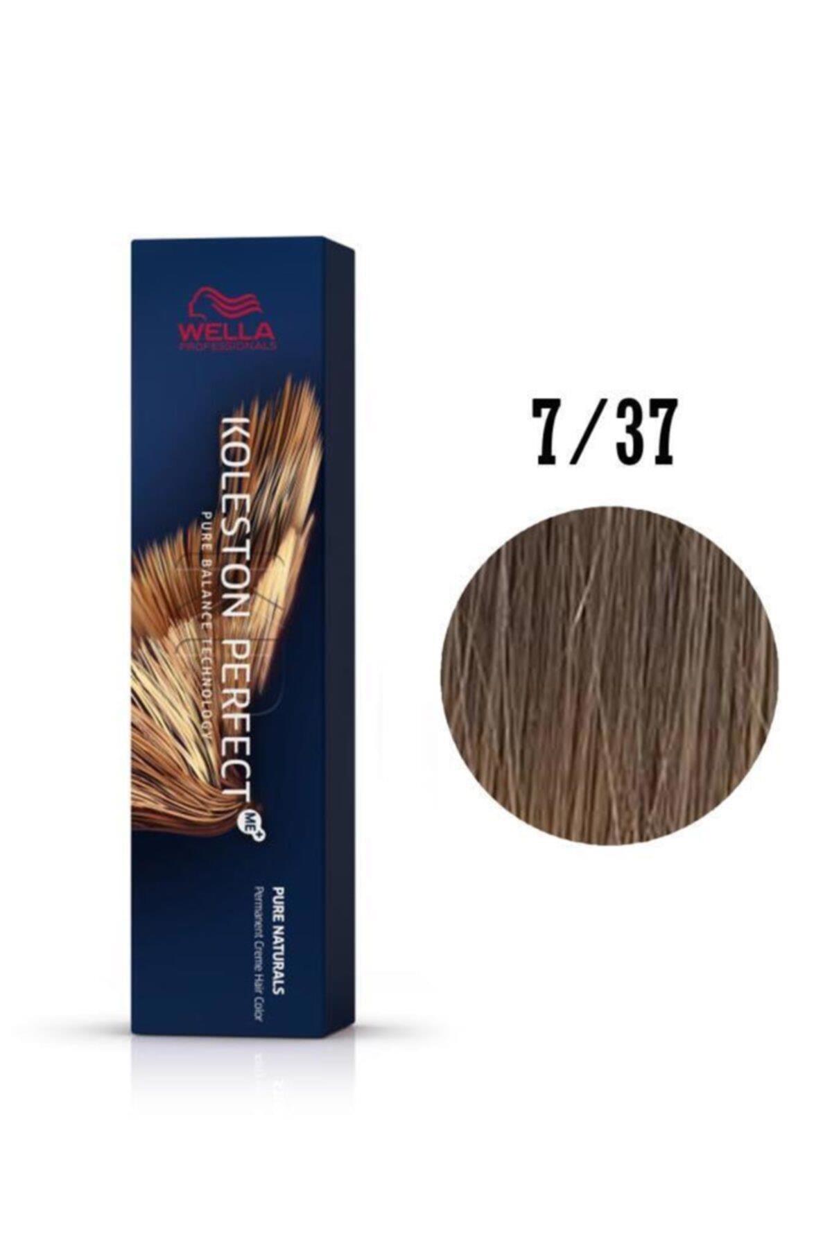 Wella 7.37 Orta Altın Kahve Krem Saç Boyası 60 ml
