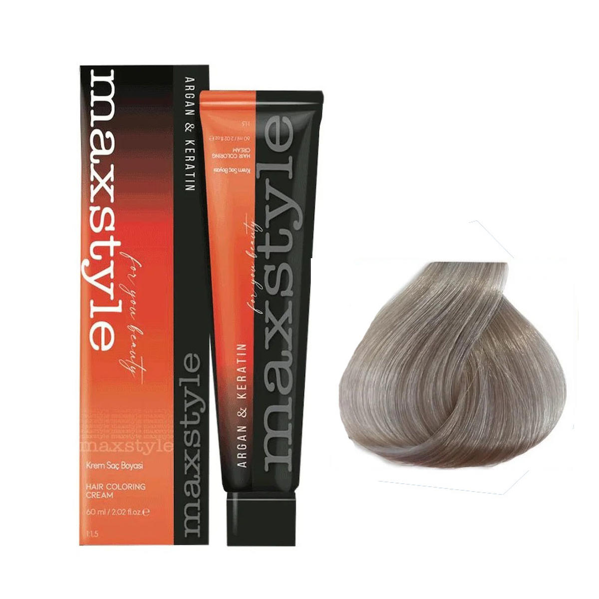 Maxstyle 11.81 Extra Küllü Platin Amonyaksız Krem Saç Boyası 60 ml