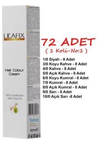 Lilafix 1 Siyah Amonyaksız Krem Saç Boyası 60 ml