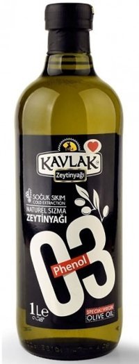 Kavlak Phenol Polifenollü Soğuk Sıkım Cam Sızma Zeytinyağı 1 lt