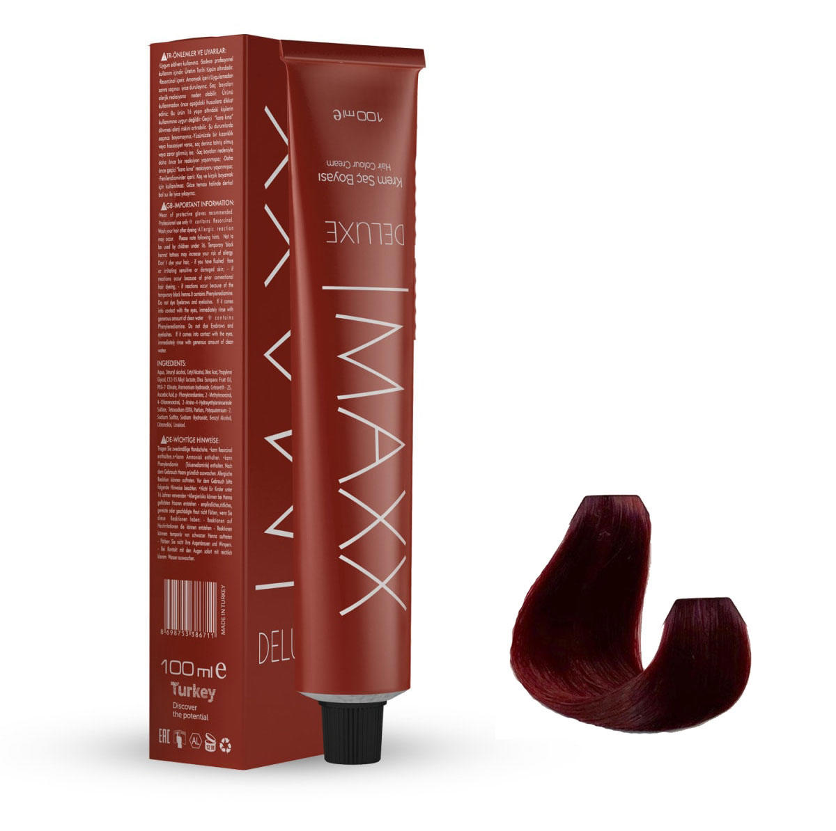 Maxx 66.46 Ateş Kızılı Krem Saç Boyası 60 ml