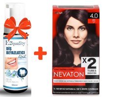 Fırat Kozmetik 4.0 Koyu Kahve Krem Saç Boyası 2x50 ml