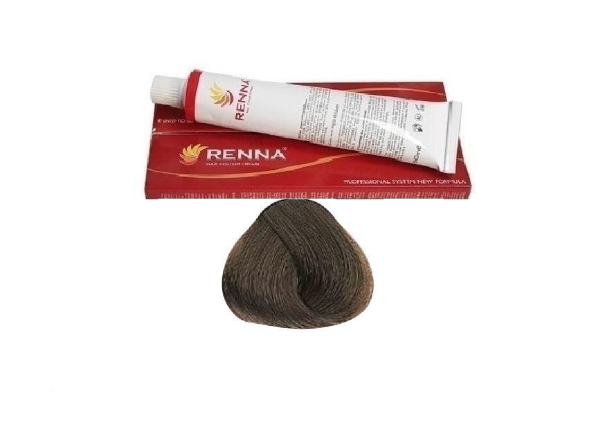 Renna 7,11 Küllü Kumral Krem Saç Boyası 60 ml