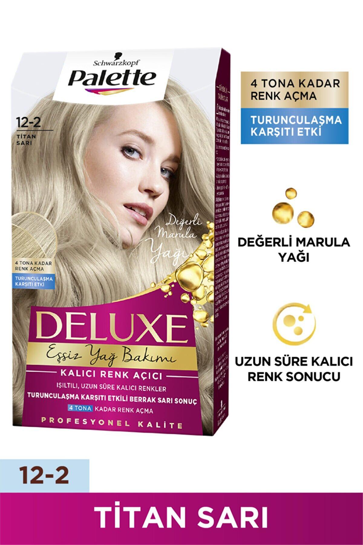 Palette 12.2 Titan Sarı Krem Saç Boyası 50 ml