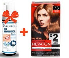 Fırat Kozmetik 7.3 Karamel Kumral Krem Saç Boyası 2x50 ml