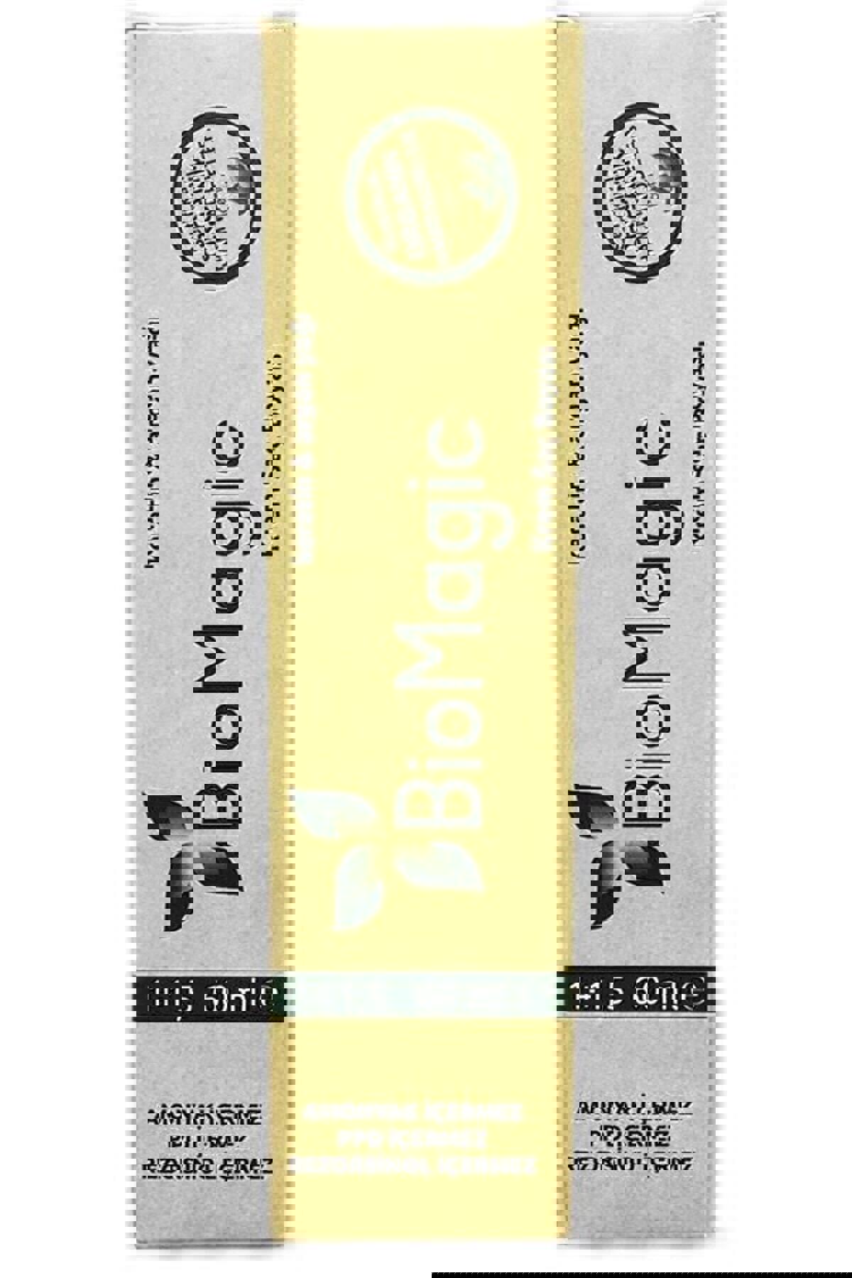 Biomagic 5.00 Açık Kahve Organik Amonyaksız Krem Saç Boyası 60 ml