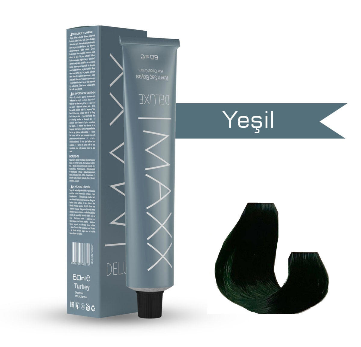 Maxx Yeşil Krem Saç Boyası 60 ml