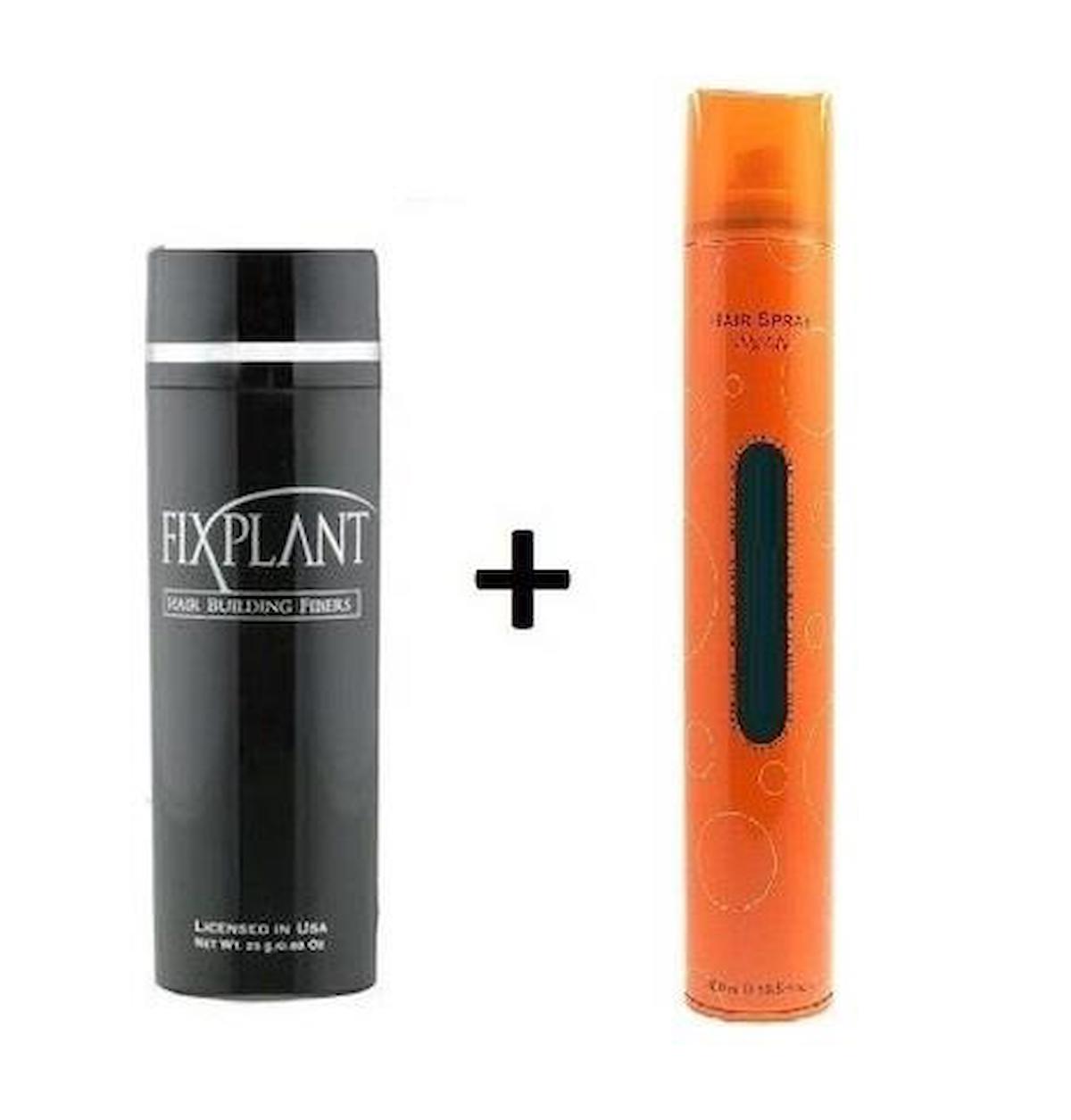 Fixplant Koyu Kahve Sprey - Toz Saç Boyası 28 gr
