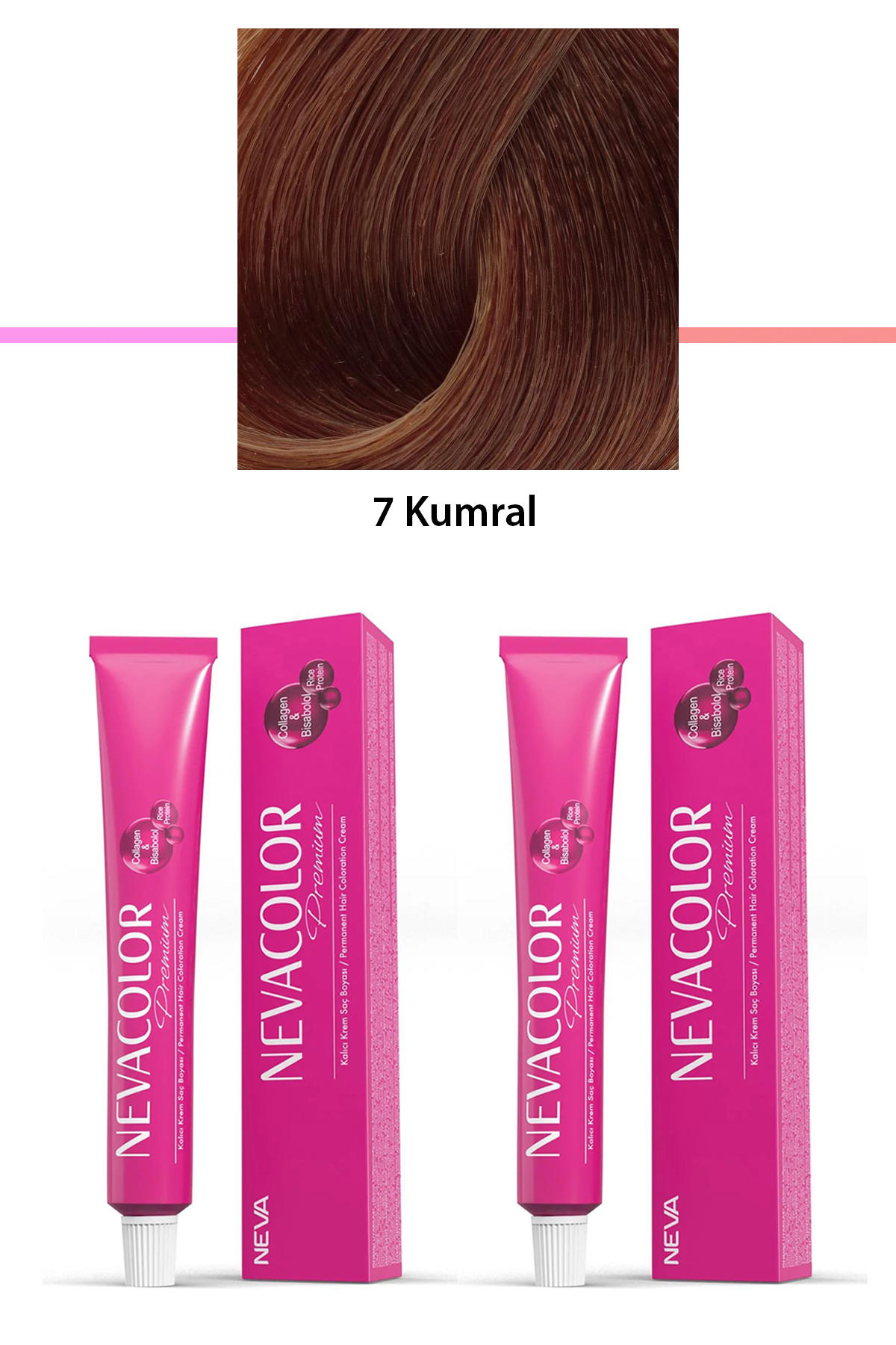 Neva 7 Kumral Organik Krem Saç Boyası 50 gr