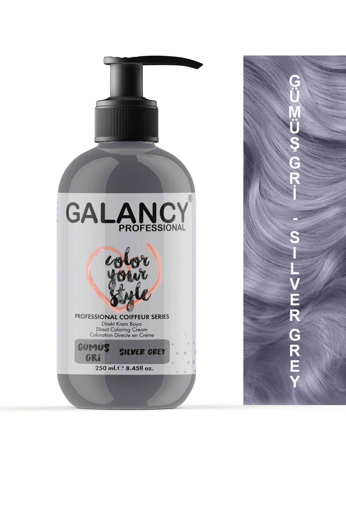 Galancy Gümüş Amonyaksız Krem Saç Boyası 250 ml