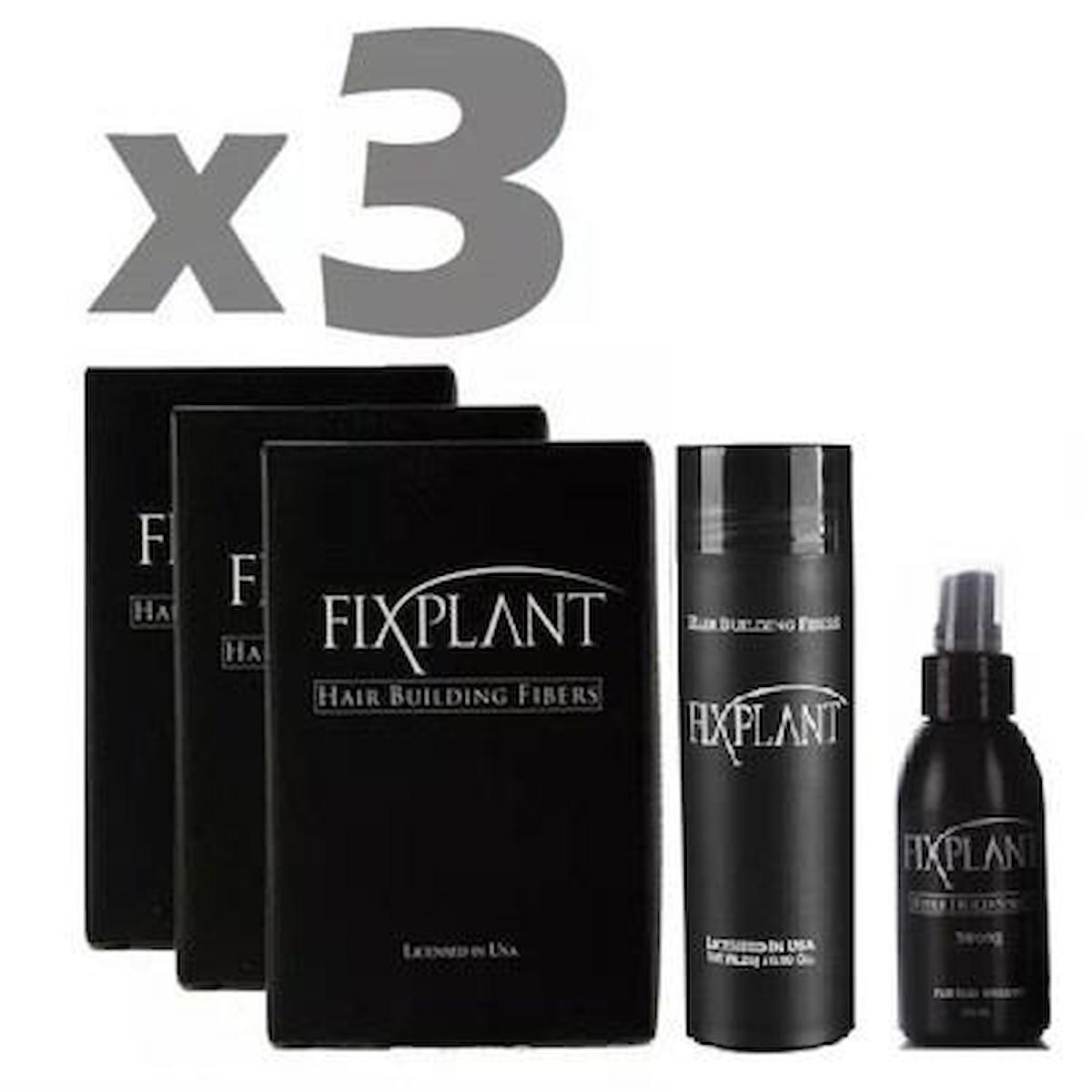 Fixplant Sarı Sprey - Toz Saç Boyası 3x28 gr