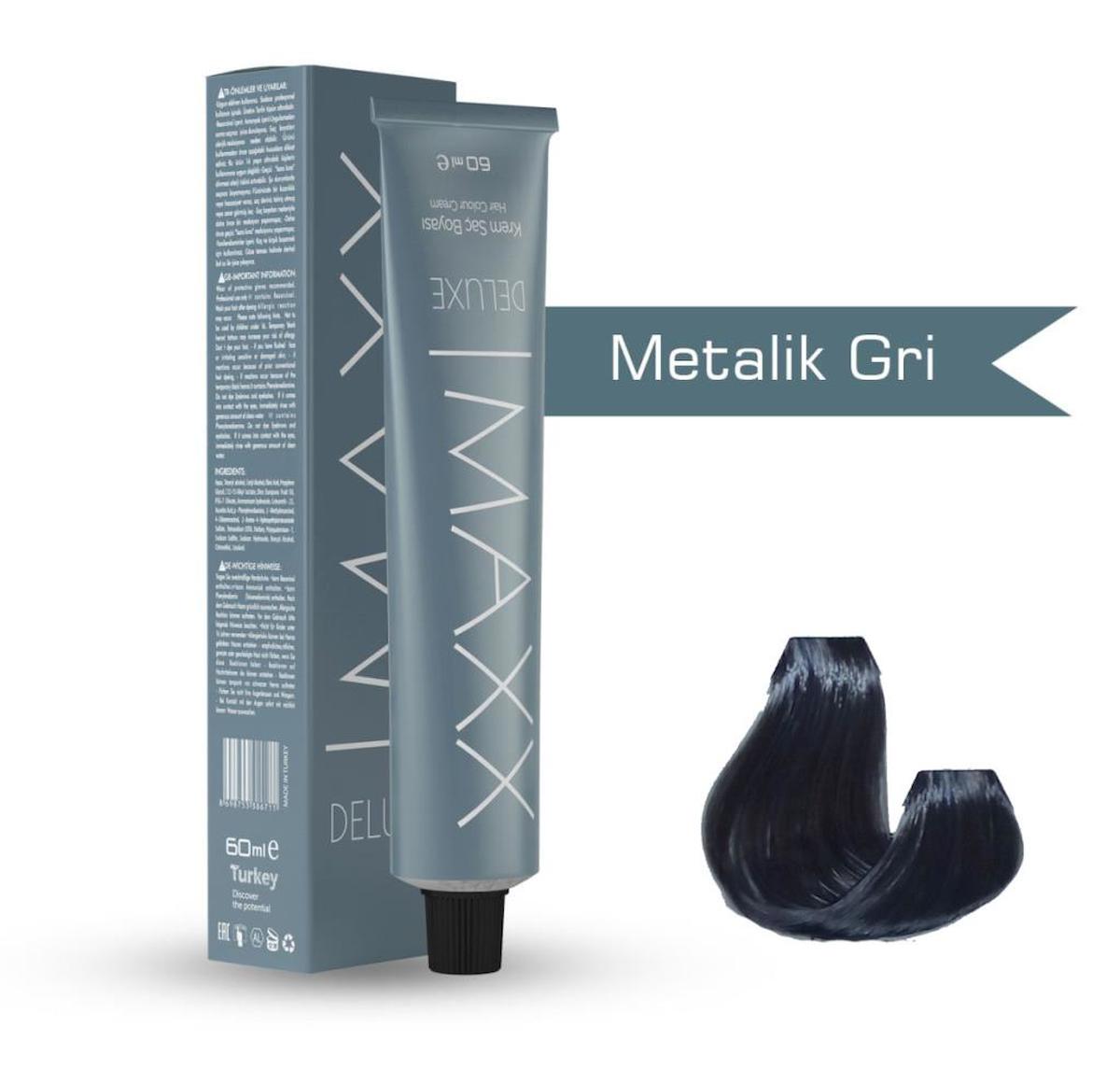 Maxx Metalik Gri Krem Saç Boyası 60 ml
