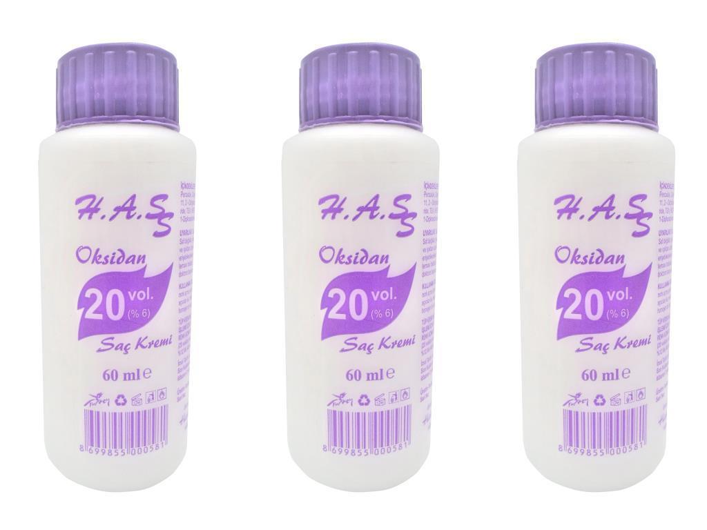 Has 20 V Oksidan Jel Saç Boyası 3x60 ml